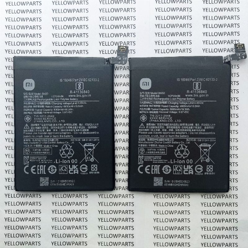 BATT BATTERY BATRE BATERAI BATEREI XIAOMI REDMI NOTE 11 NOTE 11S BN5D ORIGINAL