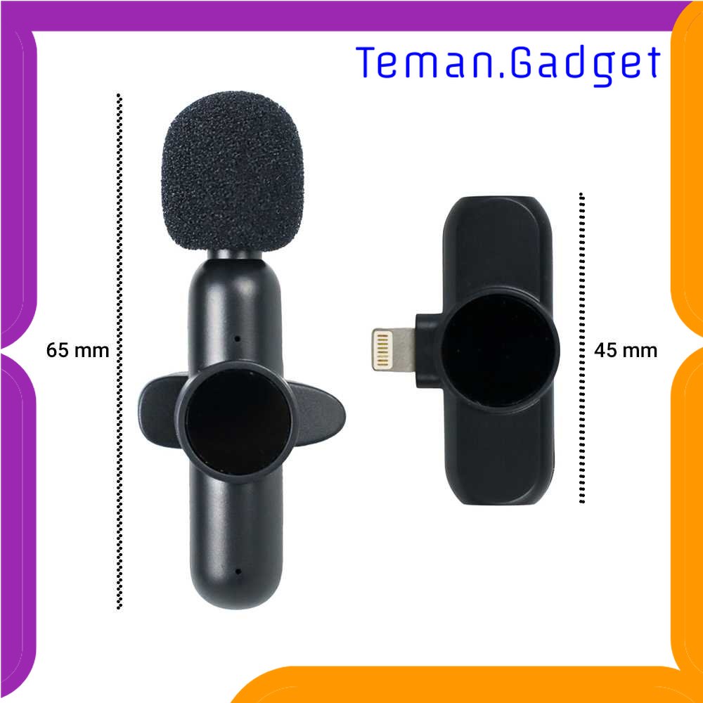 TG - KMR Hadesi Wireless Lavalier Lapel Microphone Vlogger Lightning - HA85