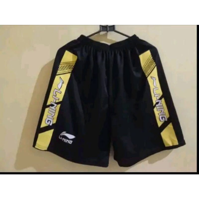 50rb DAPAT 5 CELANA LI-NING PENDEK SPORT OLAHRAGA KOLOR PRIA DAN WANITA DEWASA MURAH