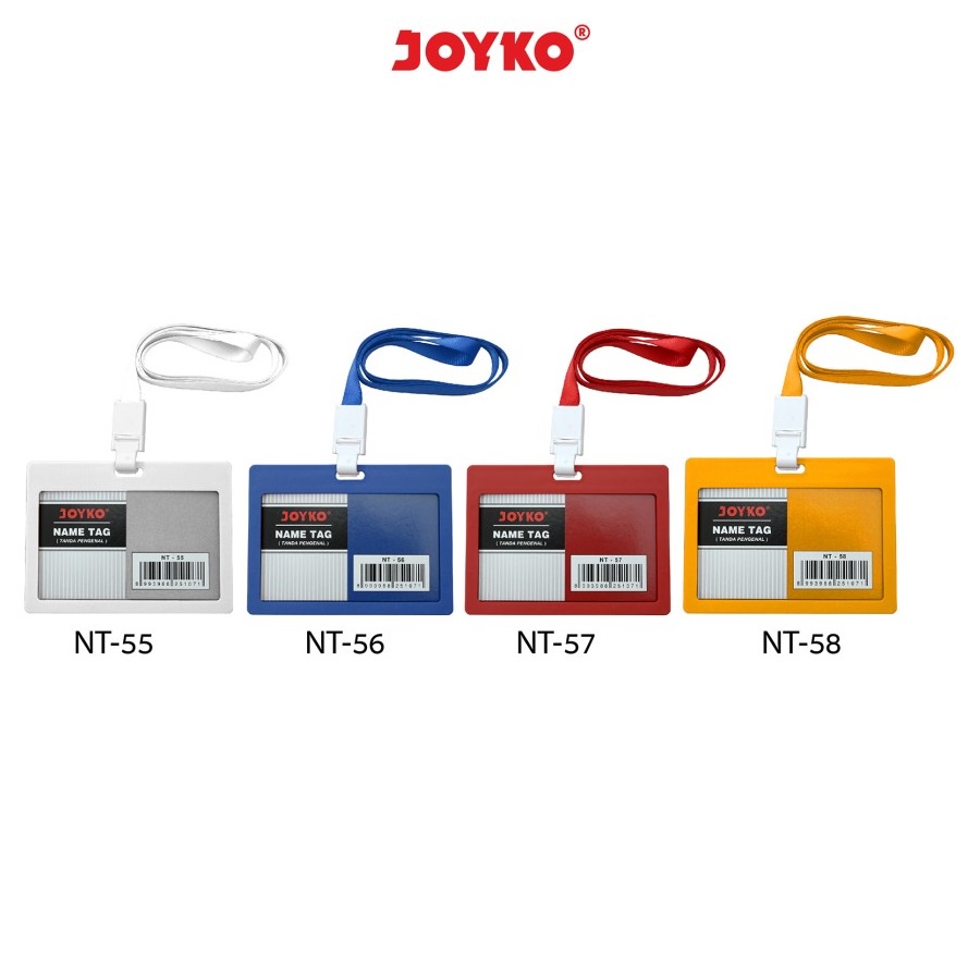 Name Tag Joyko NT-55 / NT-56 / NT-57 / NT-58 / Tempat ID Card Holder / Landscape