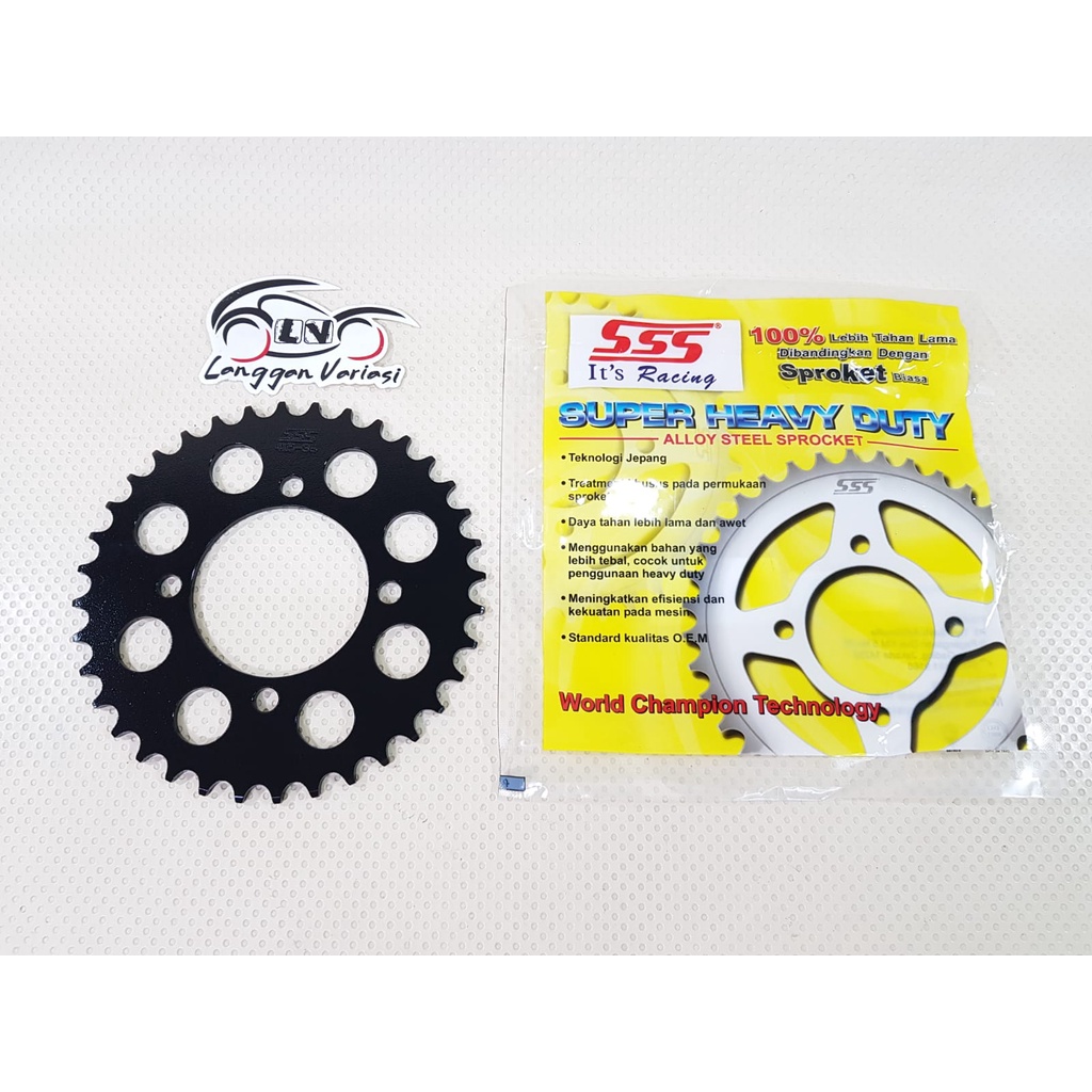 Gear Gir Belakang SSS 415 Yamaha Jupiter Vega F1ZR RXZ RX King Hitam Black
