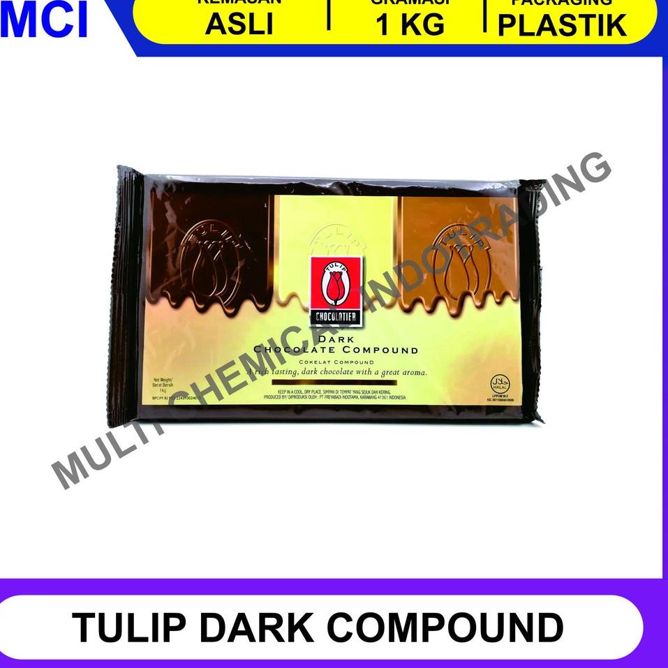 

➨ TULIP DARK CHOCOLATE COMPOUND 1 KG ◙