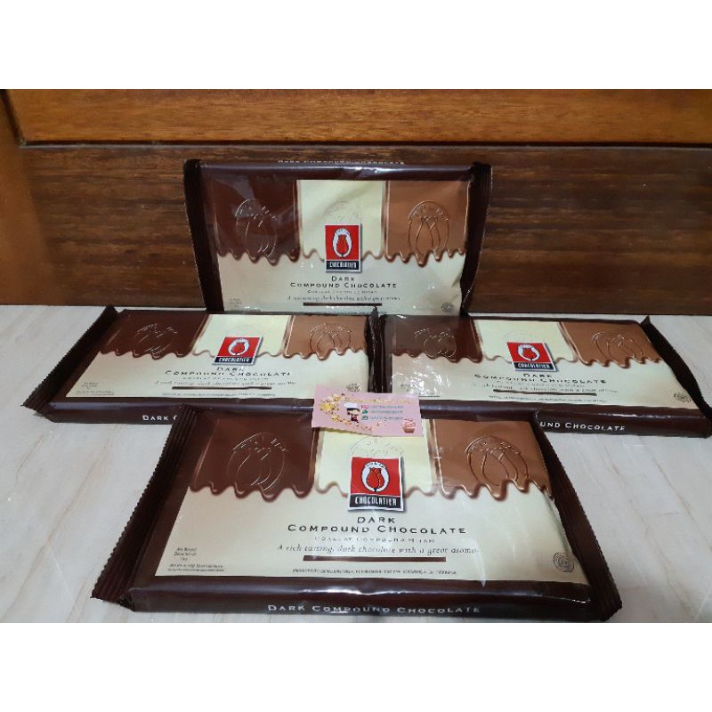 

✨NEW✨ -tulip dark chocolate compound 1kg coklat- 1.1.23