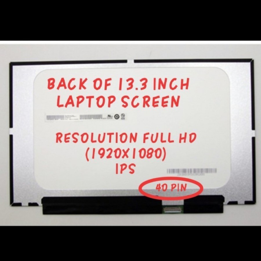 LED LCD HP PAVILION 13-AN 13-AN1033TU 13.3 INCH FULL HD touchscreen