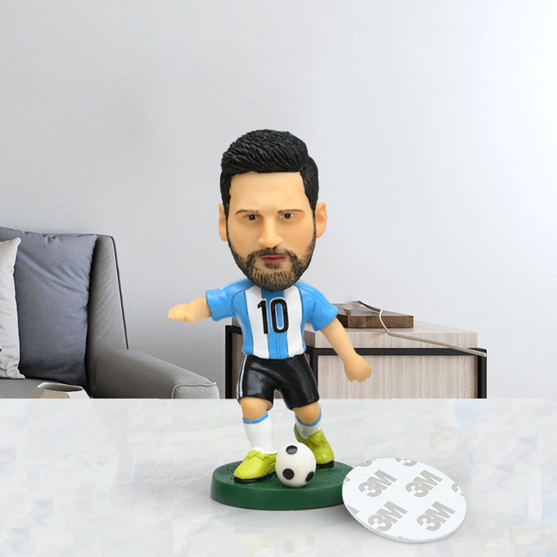 Carton Lionel Messi Action Figures Kylian Mbappé Neymar Toy Kids Xmas Gift