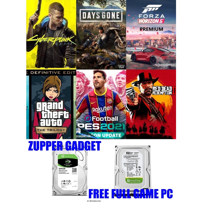 Terlaris Hardisk Pc Sata 500 Gb Free Game Hd Terbaru