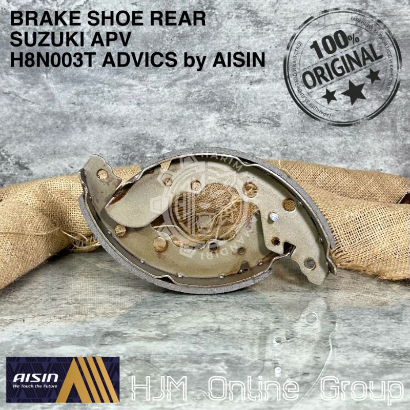 BRAKE SHOE - KAMPAS REM BELAKANG SUZUKI APV ADVICS by AISIN JAPAN