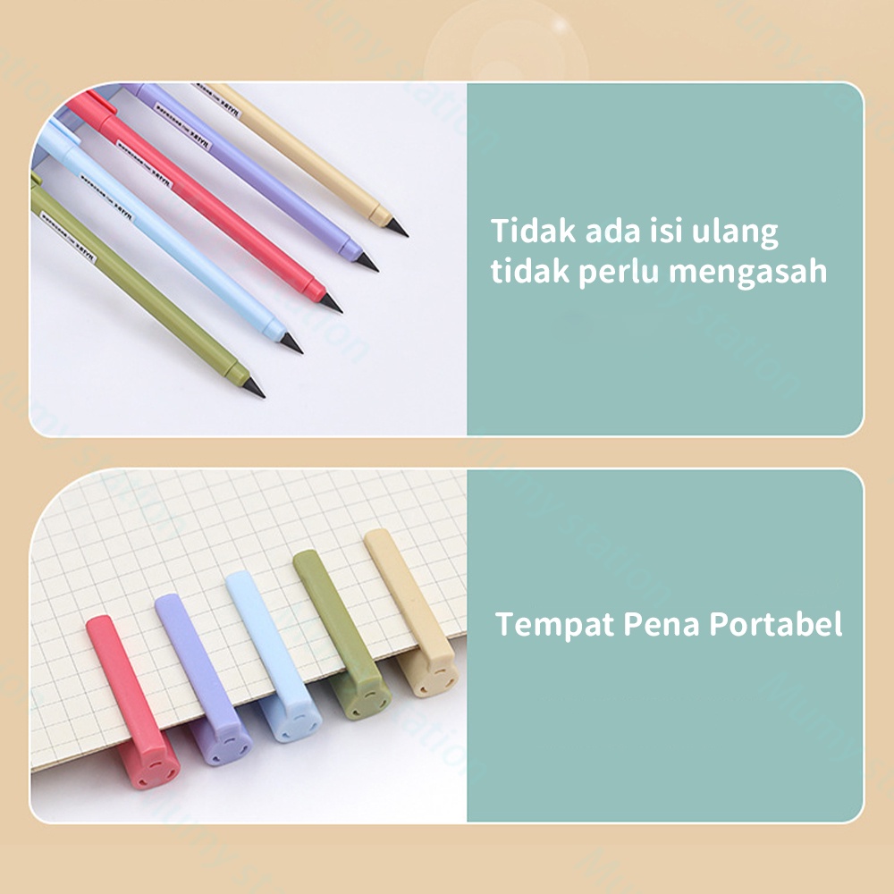 Mumystation Eternal Pencil Tanpa Rautan / Pensil Eternal Tanpa Batas / No Ink Pen / Pensil Abadi
