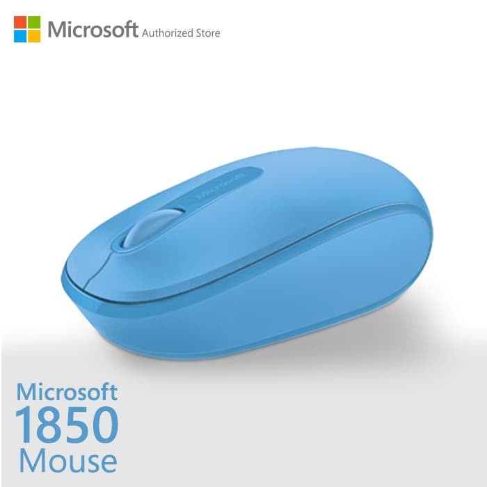 MICROSOFT WIRELESS 1850  MOUSE CYAN BLUE