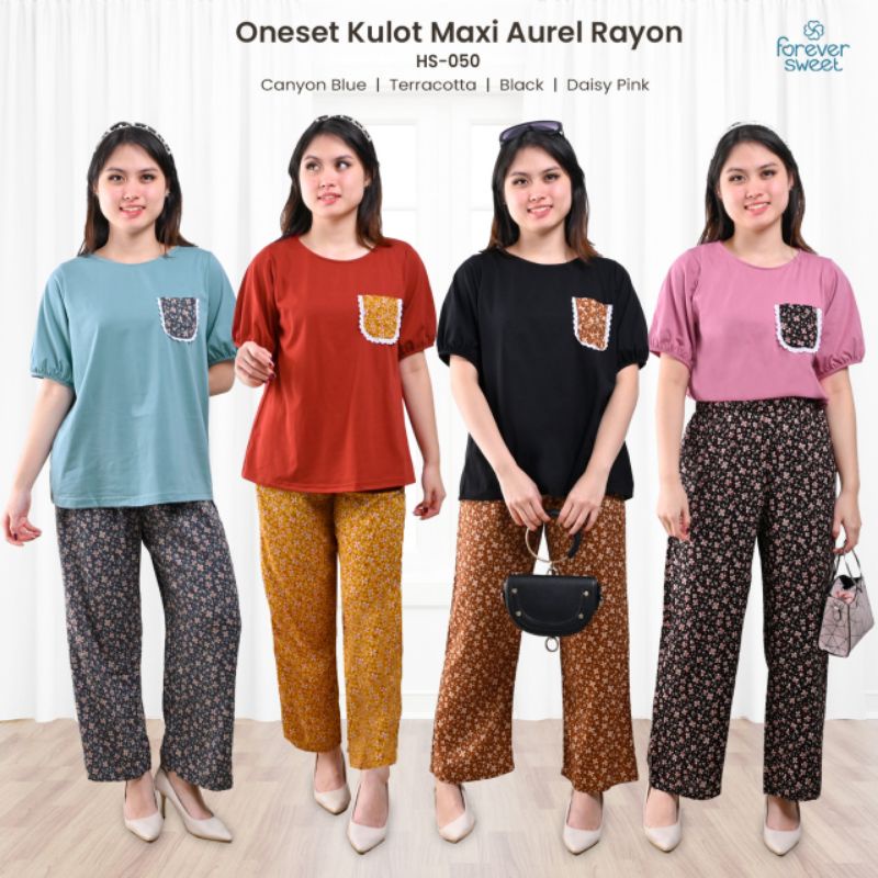 FOREVER SWEET Setelan ONE SET RAYON CELANA PANJANG