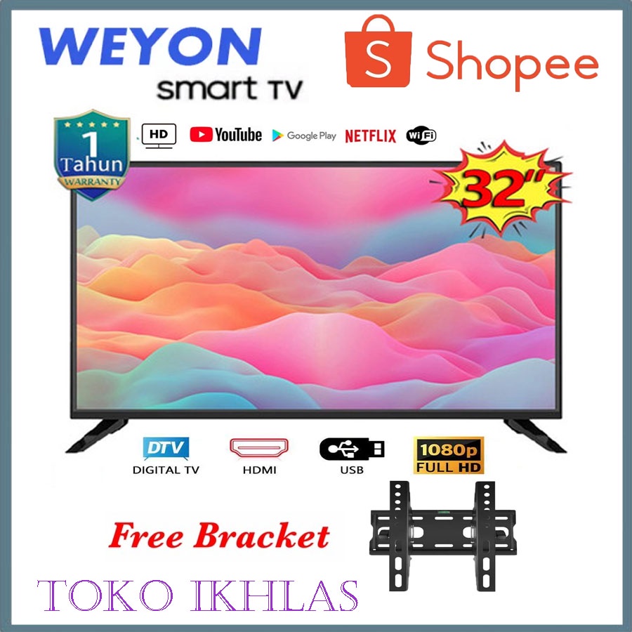 Jual Weyon Animex Tv Led Inch Full Hd Ready Smart Tv Televisi Smart Tv Free Breket Shopee