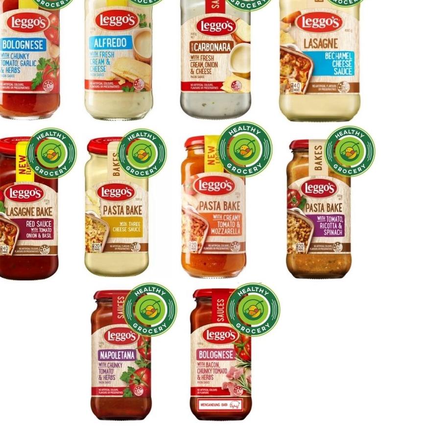 

➢ Leggo's Sauce Pasta / leggos Saus Bolognese Carbonara Alfredo Lasagna Bechamel Red Sauce Three Cheese leggos ♣