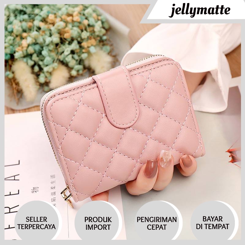 DOMPET WANITA 136 LIPAT KARTU IMPORT KOREA MURAH WALLET BERKUALITAS JAKARTA