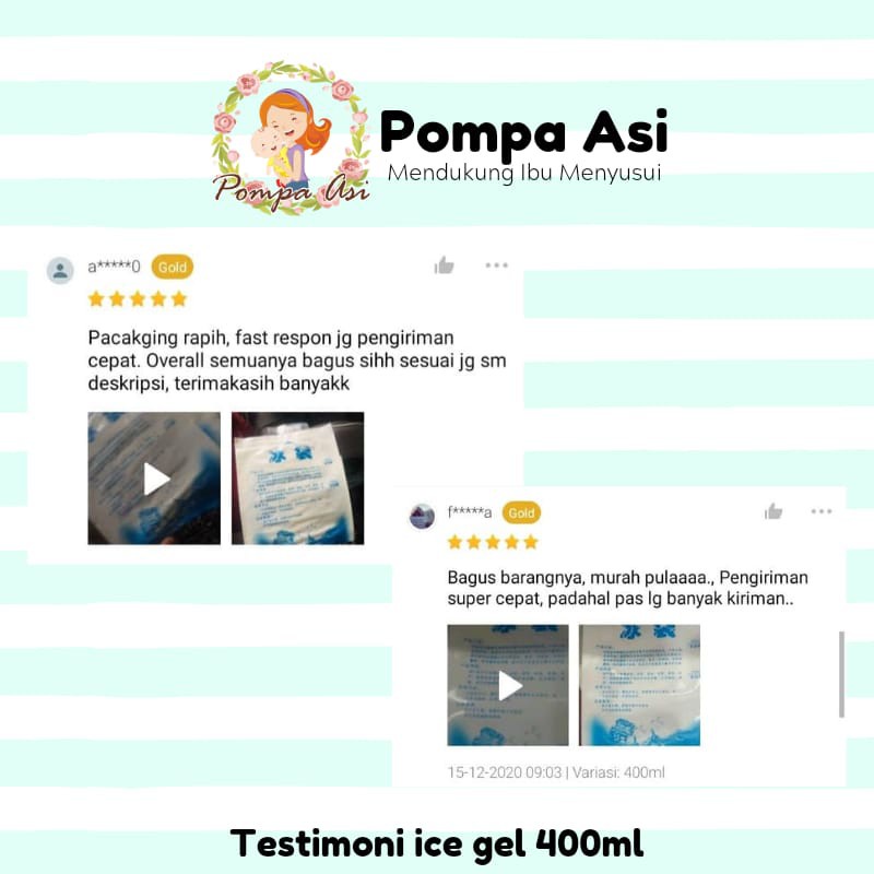 Ice gel murah 400ml / Ice Gel Pendingin / Pendingin / Es Batu