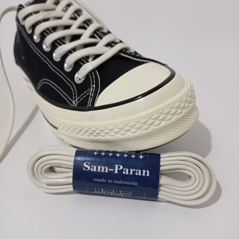 Tali Sepatu Lilin Flat White 150 cm Waxed Shoe Laces
