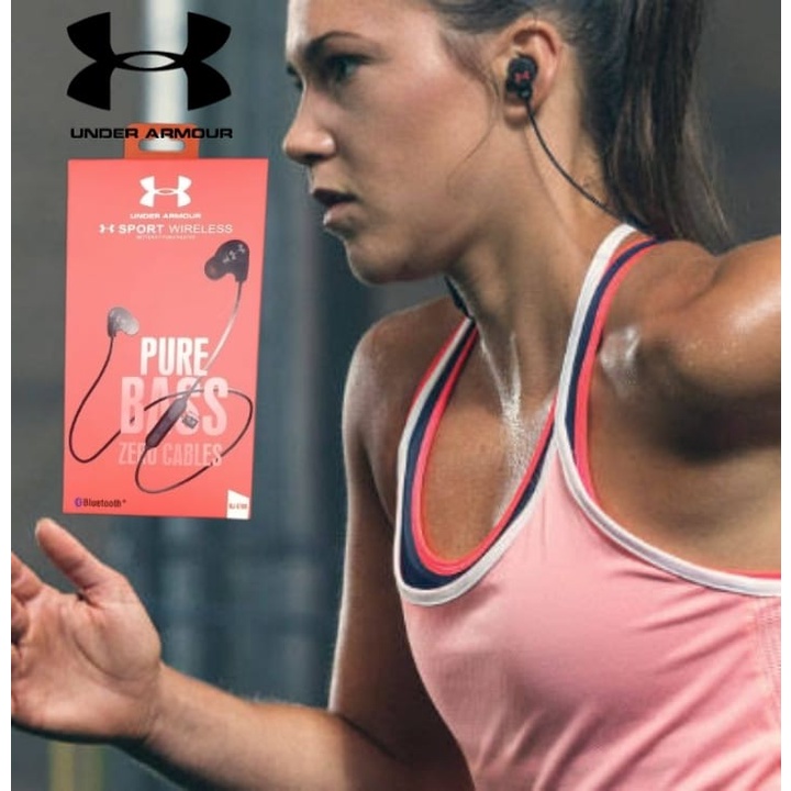 headset bluetooth super mega bass headset sport olaraga gym