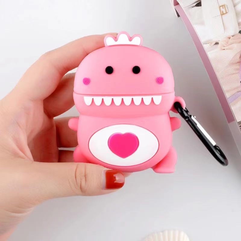 Pink Pig Kartun Shell Earphone Pelindung Cover Soft Silicone Case Untuk I9/I11/I12/I13/I23I24/I25/I27/I100/Inpods12-TWS Headset