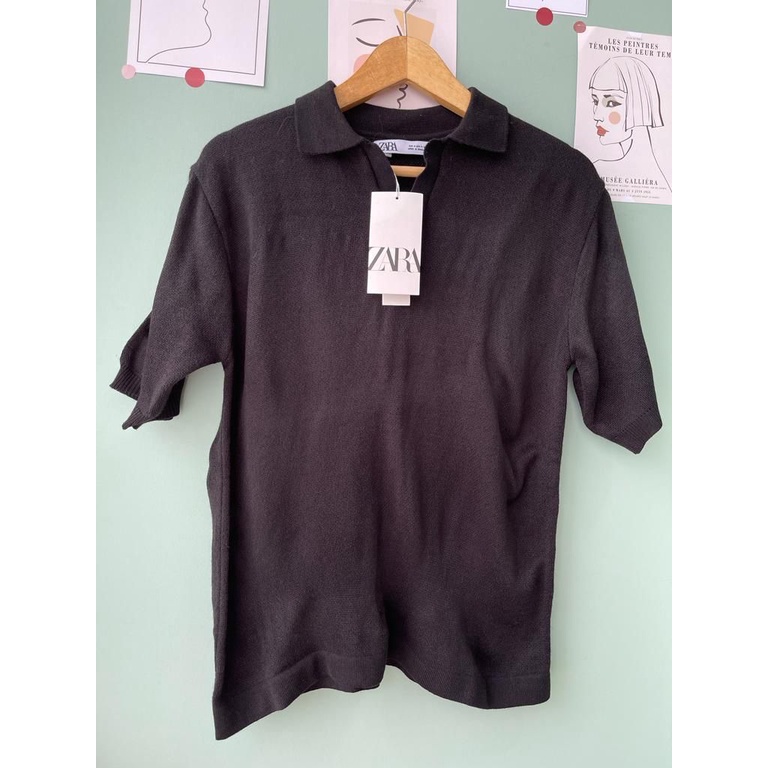 ZRRR texture polo shirt