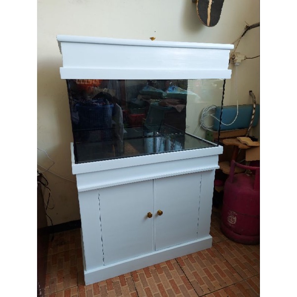kabinet aquarium 80x40x45 6mm sumfilter