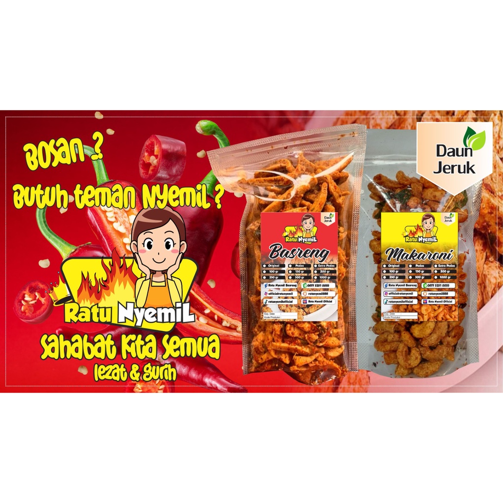 

BASRENG PEDAS DAUN JERUK KHAS CIAMIS 100 gram (PUSAT PRODUKSI BASRENG TER LEZAT)