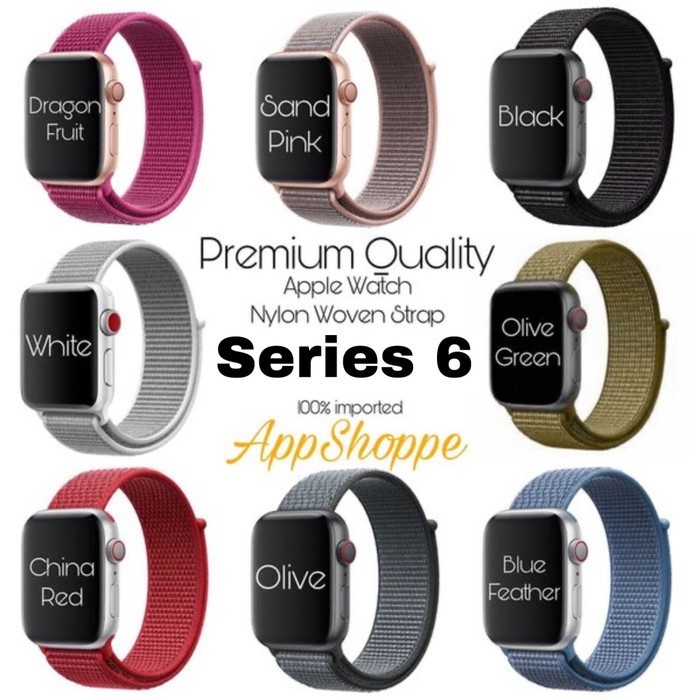 ~@~@~@~@] Apple Watch Series 6 5 4 3 2 1 Nylon Woven Strap iWatch Band Loop
