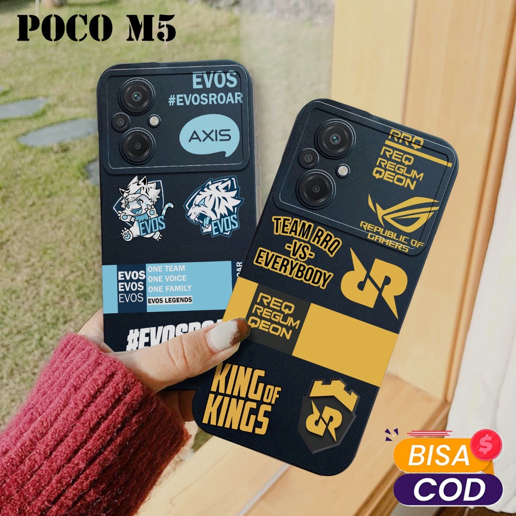 PRO CAMERA POCO M5 - SOFTCASE POCO M5 - CASE HP POCO M5 - CASING HP POCO M5 - MACAROON POCO M5 - KES