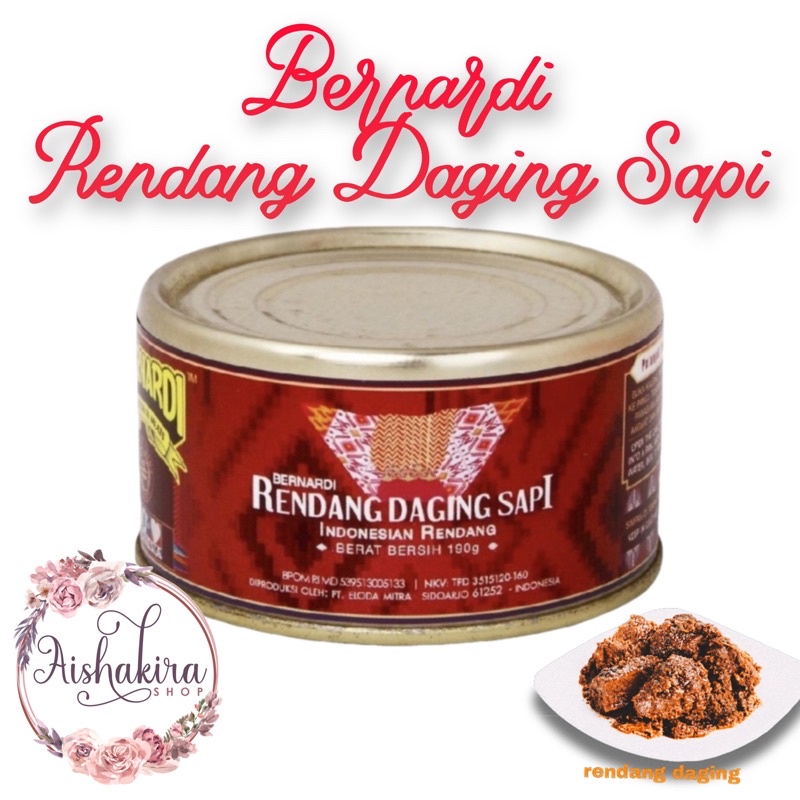 Bernardi Rendang Daging Sapi