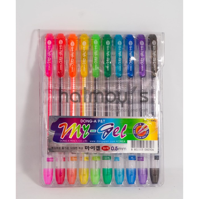 

BISA COD PULPEN GEL / CAIR WARNA WARNI MY GEL 10 WARNA