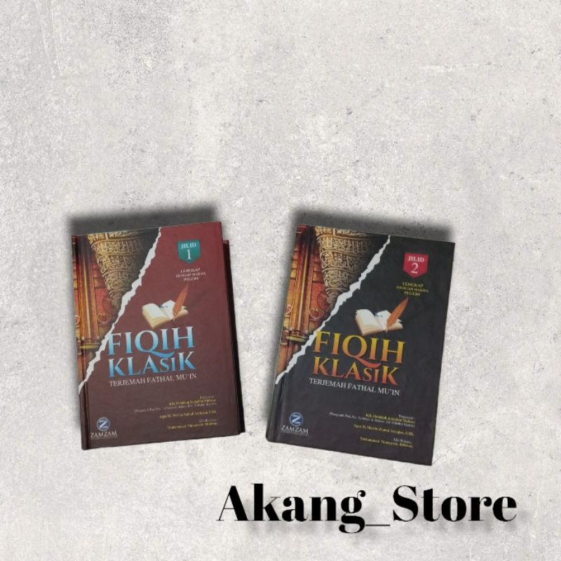 Terjemah Kitab Fathul Mu'in Juz 1-2 Dengan 3 Bahasa/Kitab Pondok Pesantren Fathul Muin/