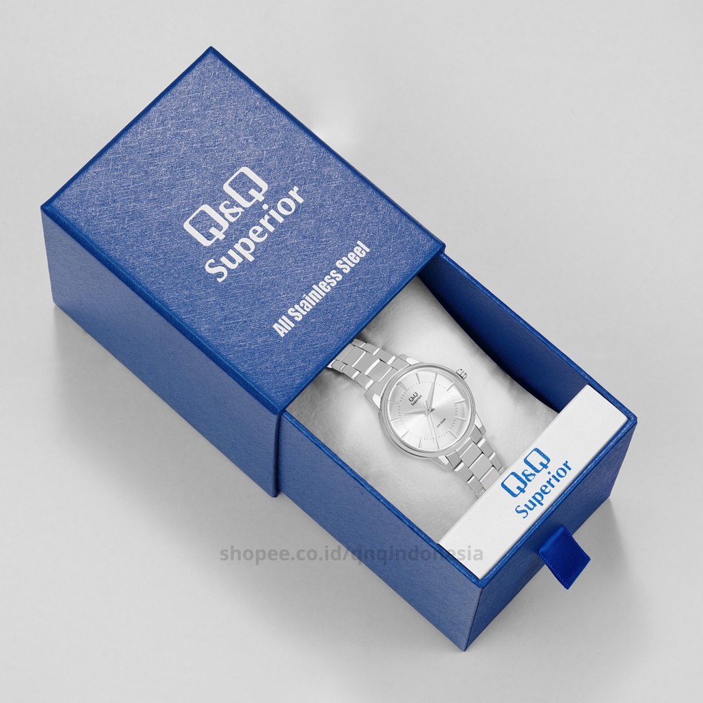 Box Superior Edition Kotak Jam Tangan Q&Q QnQ QQ Original Kado Pacar