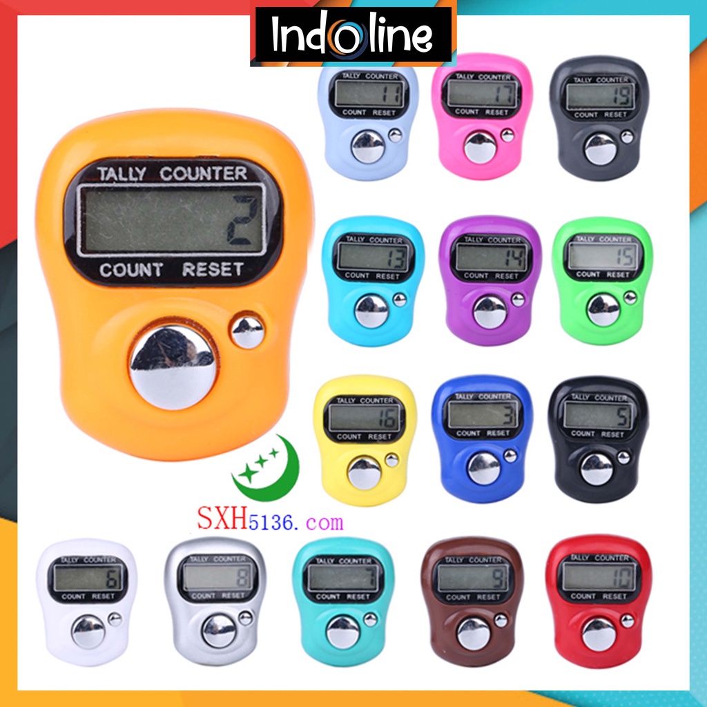 𝗜𝗻𝗱𝗼𝗹𝗶𝗻𝗲 𝐋𝐚𝐦𝐩𝐮𝐧𝐠✔️𝟮𝟯𝟲 Tasbih Digital Alat Hitung Digital Counter Mini Import COD