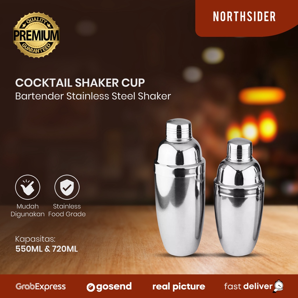 COCKTAIL SHAKER STAINLESS STEEL