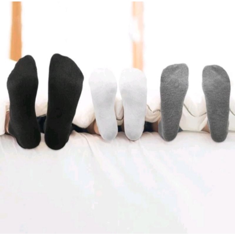 ( 3 pasang ) kaos kaki pendek matakaki polos kaos kaki Angkle pria dan wanita remaja dewasa
