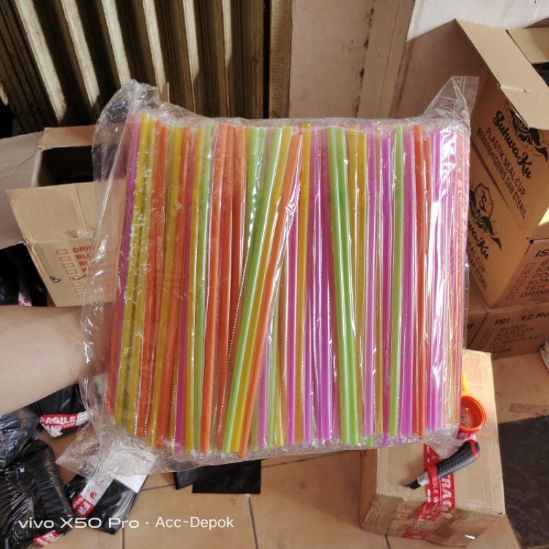 SEDOTAN PLASTIK TEKUK BUNGKUS PLASTIK / STERIL FLEXIBLE ISI 500 Pcs