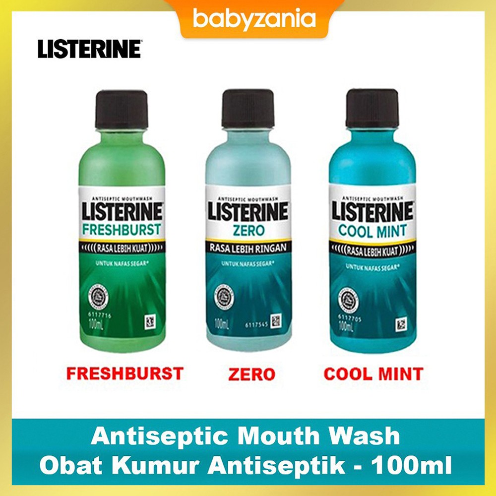 Listerine Antiseptic Mouth Wash Obat Kumur Antiseptik - 100ml
