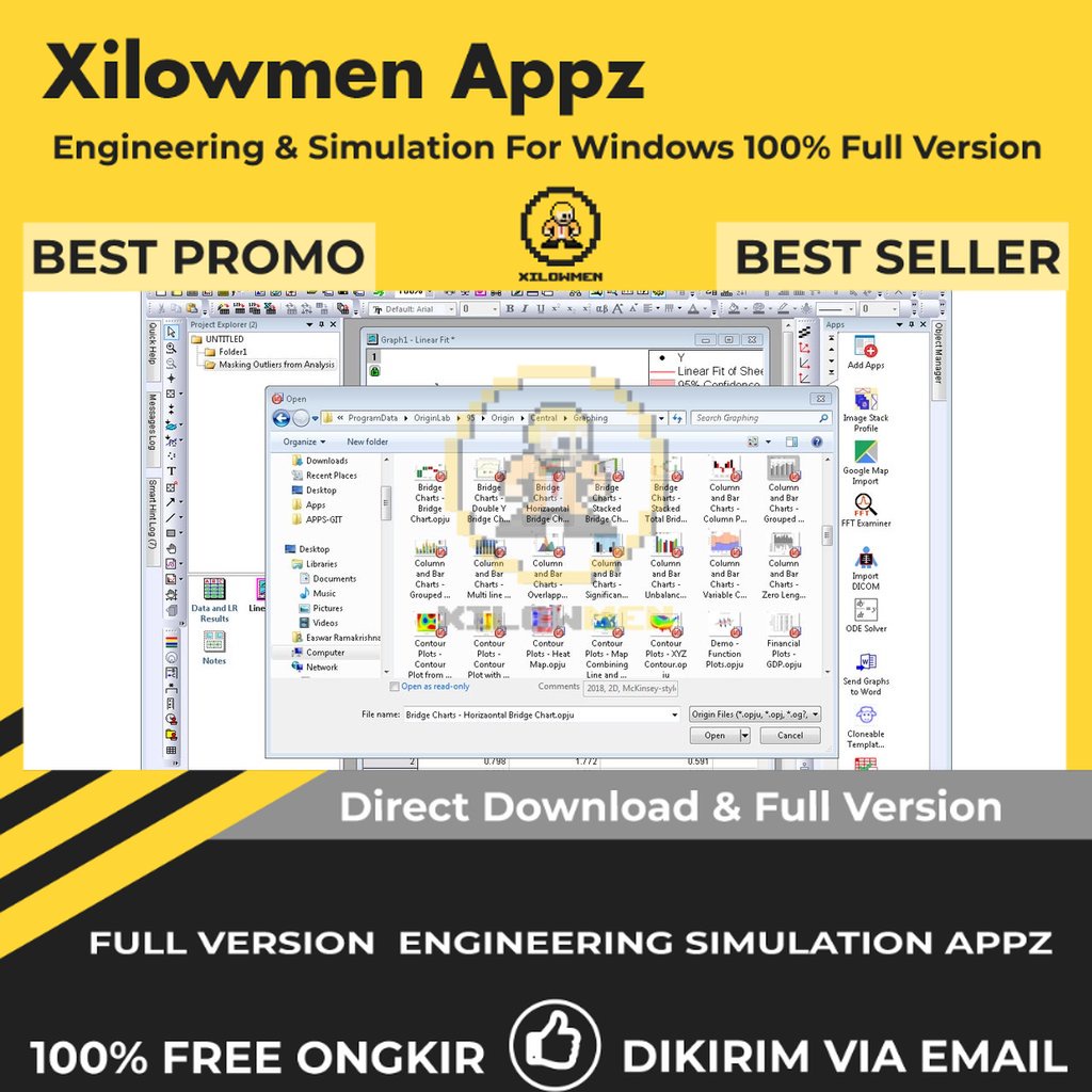 [Full Version] OriginPro 2022 Pro Engineering Software Lifetime Win OS