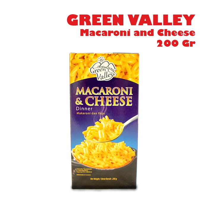 GREEN VALLEY Macaroni and Cheese 200 Gr [ ORIGINAL ]