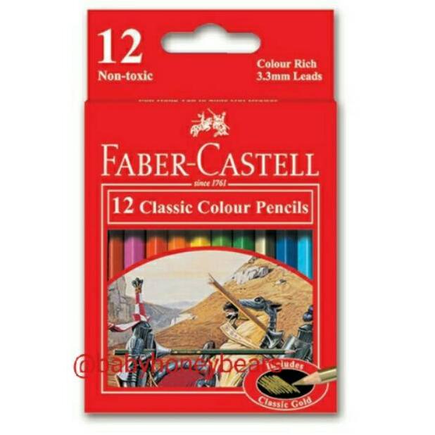 

Big sale Pensil warna classic 12 warna Faber castell pendek 47
