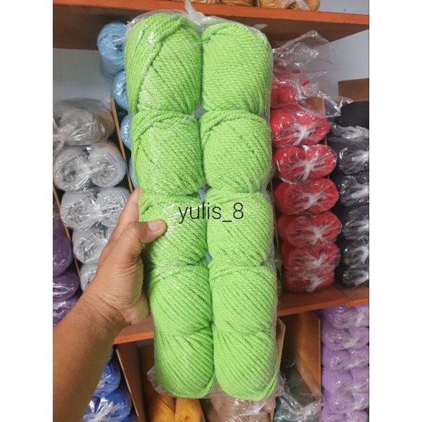 Benang macrame katun premium size 4mm