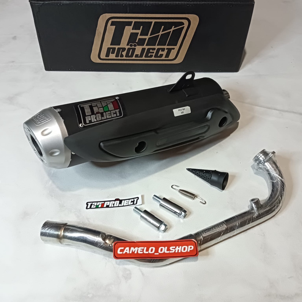 KNALPOT TZM PROJECT RACING PCX NEW 160 / KNALPOT RACING TZM PCX 160 / KNALPOT CMS TZM PCX NEW 160