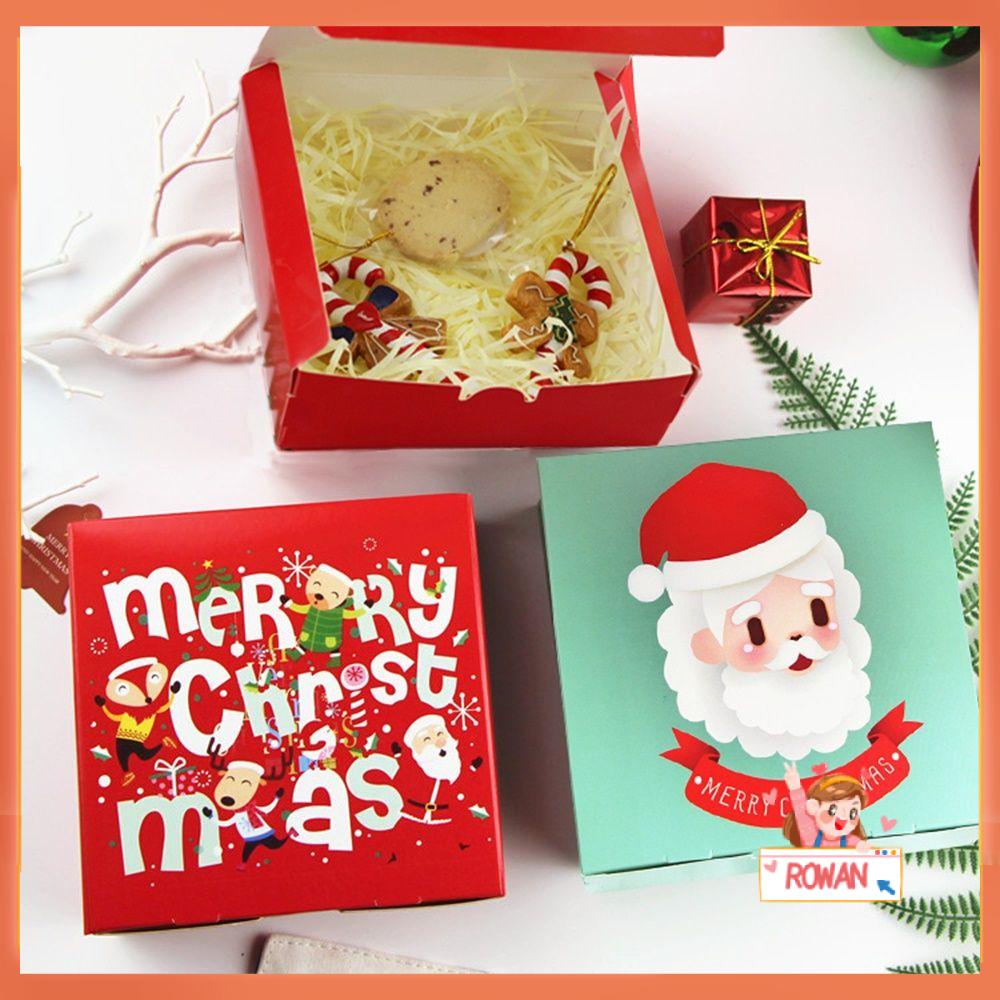 R-flower Gift Treatment Boxes High Quality Desain Hello Christmas Paper Box Alat Pesta Penyimpanan Permen