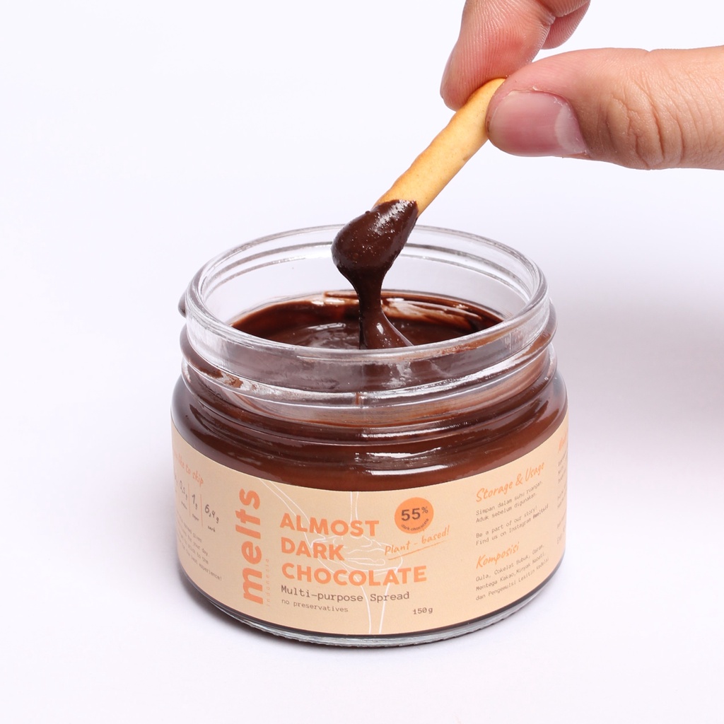 MELTS Almost Dark Chocolate Spread (Mini 150g)