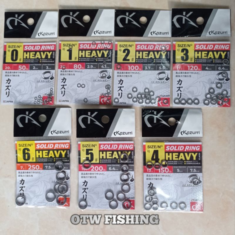 Kazurri Solid Ring Heavy Japan Stainless Steel