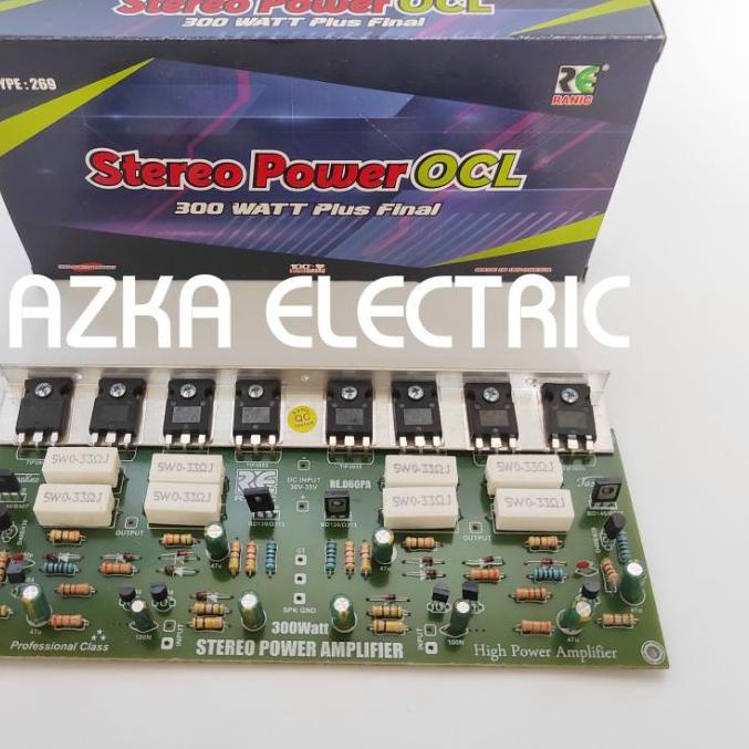 ✩ Kit Power Amplifier OCL 300W Stereo ✮