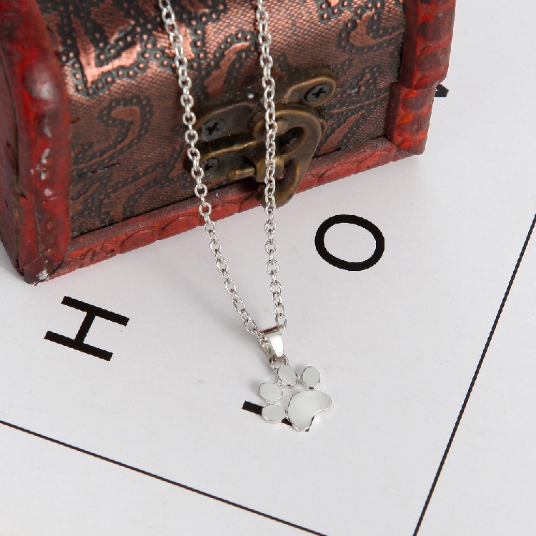 Kalung Kaki Bentuk Cakar Kucing | Kalung Untuk Wanita | Sendok Garpu Bahan Stainless Steel