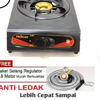 ♖ Kompor progas  1 Tungku / Kompor Gas 1 Tungku & FREE Selang gas Paket Regulator Ω