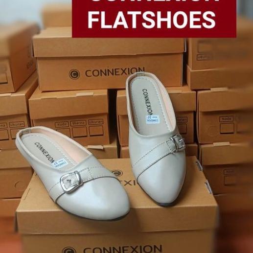 Super Luar Biasa CONNEXION Flatshoes 01 Sepatu flat Cewek Branded Matahari (FLT CNX 01)