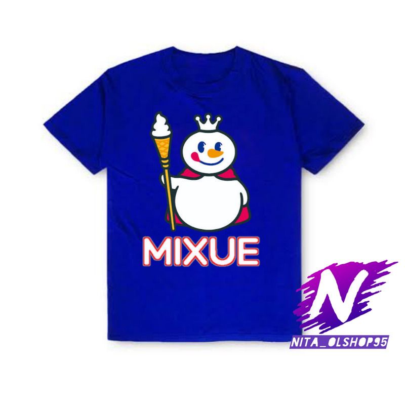 kaos anak baju anak mixue