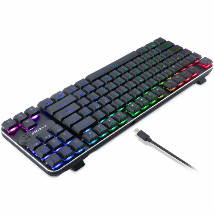 EYOOSO Z66 RGB Mechanical Gaming Keyboard E-Yooso Z-66 Keys Hotswap 87%