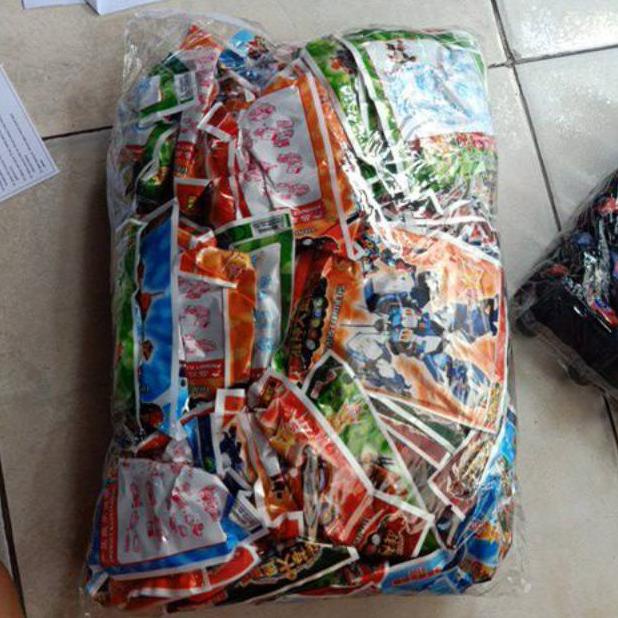【Penjualan Terbaik】✅COD Bongkar pasang robot plastik isi 50 pcs grosir mainan murah buat jual kembal